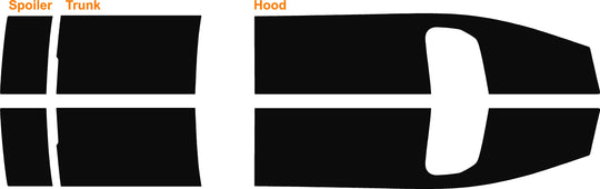 Chevrolet Camaro SS Hood, Trunk, Spoiler Decal Kit 2021 - present #3697
