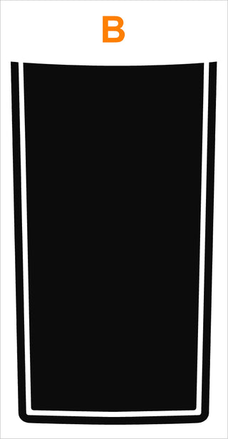 2021+ F150 hood decal with pinstripe