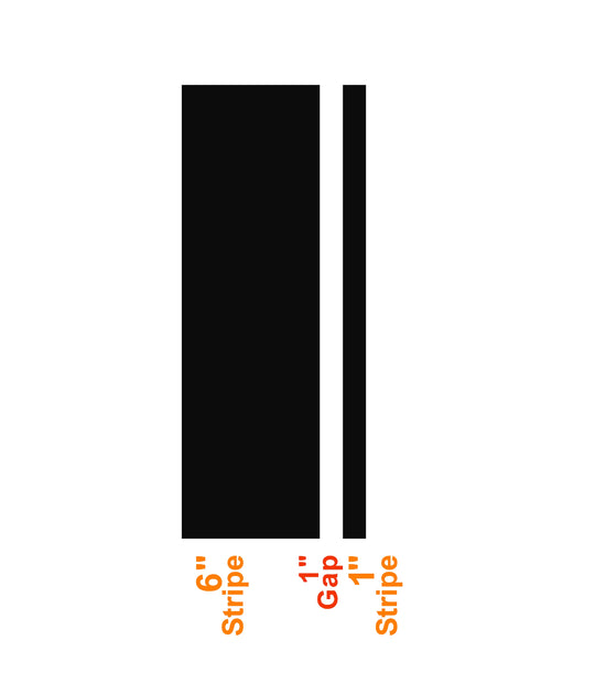 #3724 Racing Stripe Combo #1