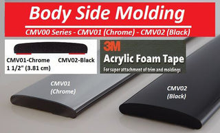 CMV01-20  CMV Insert Molding (All Chrome)