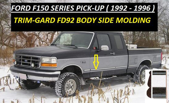 FD92-26  Ford F150 1992-1997 (Black with Chrome accent)