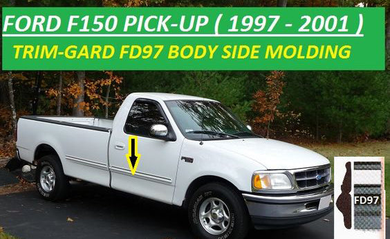 FD97-02-20  Ford F150 1997- C (Black with Chrome accent)
