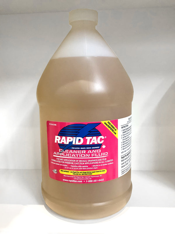 How to 'wet apply' vinyl graphics with RAPIDtac application fluids