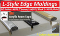 NE01-50  L-Style Door Edge Chrome