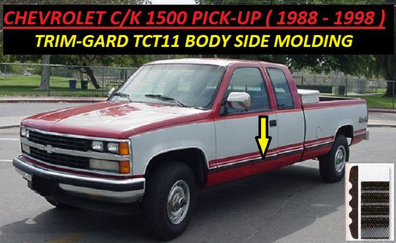 TCT11-26  Chevy/GMC Truck 1988-1998 (Black with Chrome accent)