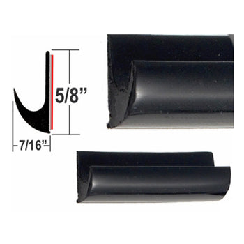 DR02-50  Drip Rail Molding (All Black)